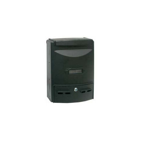 Porte-revues pour boîte aux lettres en aluminium pour extérieur "Europa" noir - cm.28,5x10x38h. couleur noire