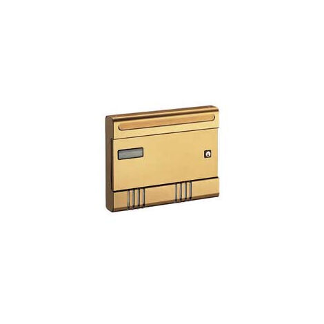Porte-revues Série Esse Pour Extérieur - cm.36,5x7x29h. en aluminium anodisé bronze