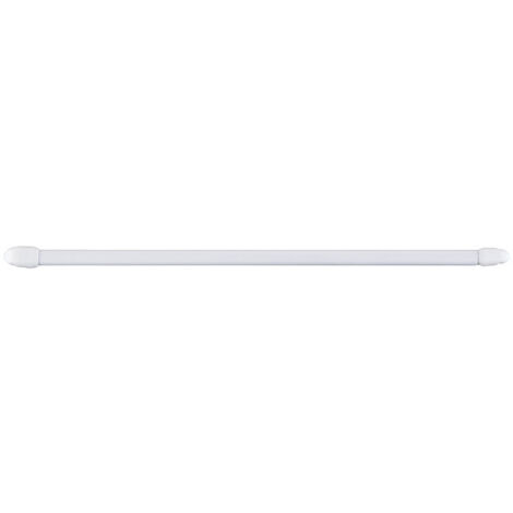 Porte-Rideau Plat 11mm 30-45cm Blanc 2 Unités