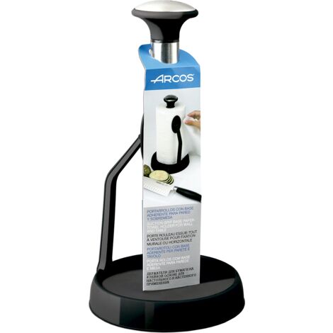 Porte-rouleau Arcos Forza 793100 acier inoxydable / ABS avec base antiadhésive 280 mm / ø 150 mm dans le cas d'une mallette.