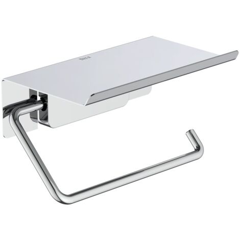 Porte-rouleau avec tablette SONATA - ROCA Couleur : Chrome