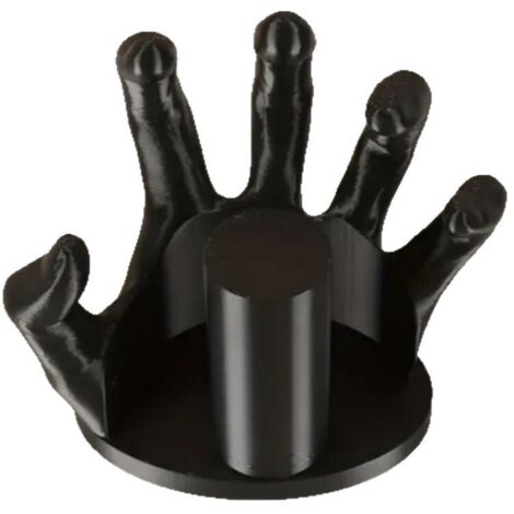 Porte-rouleau de papier toilette amusant en forme de main pour salle de bain, cuisine, salle de bain, accessoires de rangement