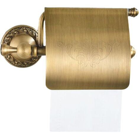 Porte - rouleau de papier toilette mural - Style vintage - Décoration pour