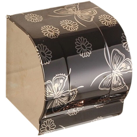 Porte-rouleau de papier toilette/toilette en acier inoxydable, étanche et fermé, pour salle de bain ou cuisine.