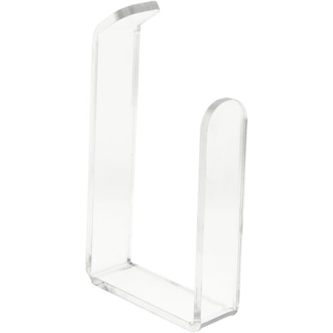 Porte-Rouleau de Toilette Adhésif Transparent - Support pour Papier Toilette Salle de Bain et Cuisine Sans Perçage