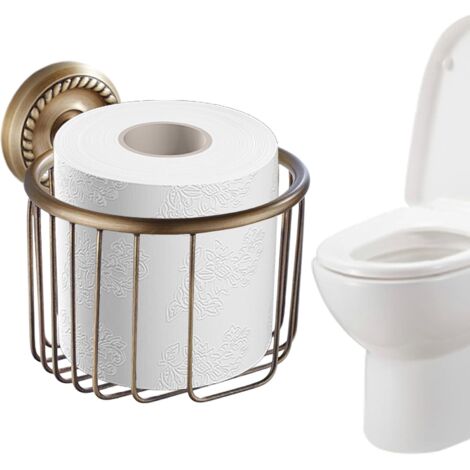 Porte-Rouleau De Toilette Antique,Panier Distributeur À Fil