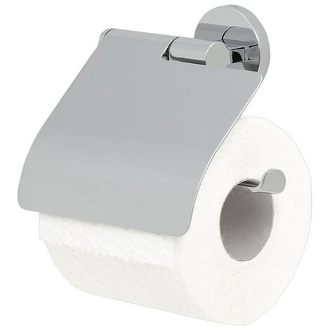 Porte-rouleau de toilette Tiger Noon - avec couvercle - chrome