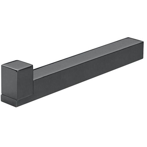 Porte Rouleau Domino Chrome Noir Brosse Robinetterie DOMINO - CRISTINA ONDYNA DM23475