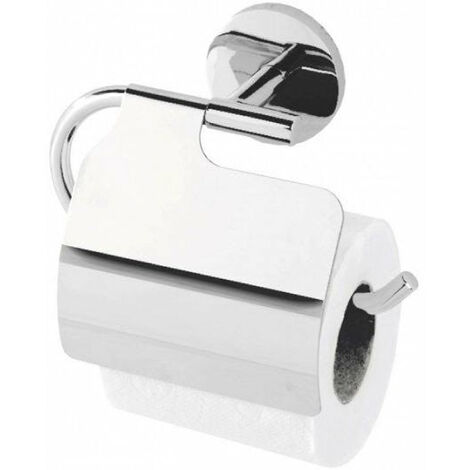 Porte-rouleau en métal chromé BORA