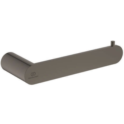 Porte rouleau papier CONCA rond magnétique gris IDEAL STANDARD