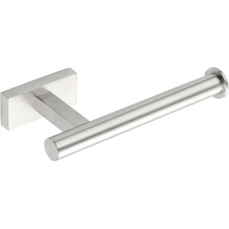 Porte Rouleau Papier Toilette, Longueur 17.6 CM, Papier Toilette Mural pour Salle de Bain/Cuisine, en Acier Inoxydable SUS 304, Durable et Pratique, Brossé