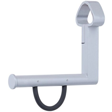 Porte-rouleau papier toilette pour barre d'appui rabattable