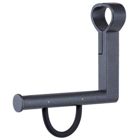 Porte-rouleau papier toilette pour barre de redressement angulaire et poignée de redressement