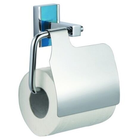 Porte Rouleau Papier Wc Mural Alba Zin Chromé MSV