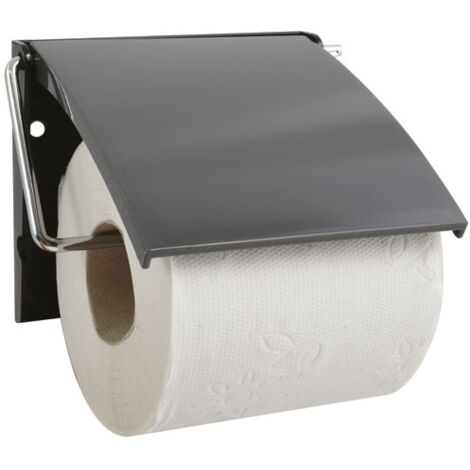 Porte rouleau papier wc Mural Gris Anthracite MSV