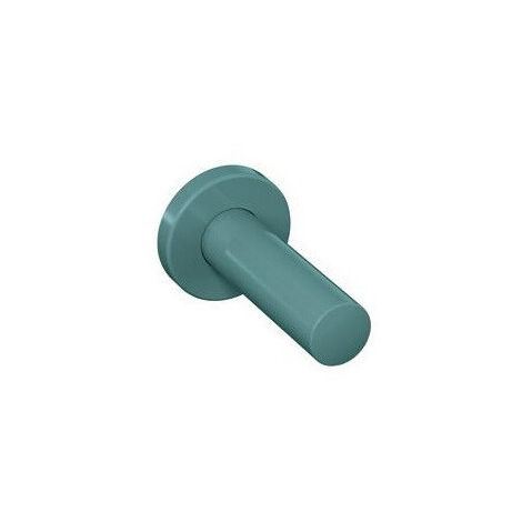 Porte-rouleau papier WC SERIE 477 d: 33mm. avec rosace d: 70mm bleu aqua