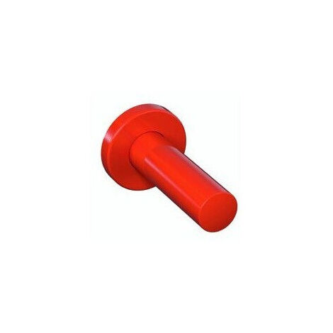 Porte-rouleau papier WC SERIE 477 d: 33mm. avec rosace d: 70mm corail