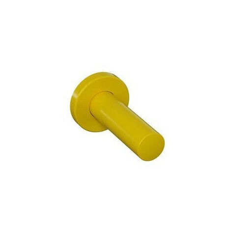 Porte-rouleau papier WC SERIE 477 d: 33mm. avec rosace d: 70mm jaune moutarde