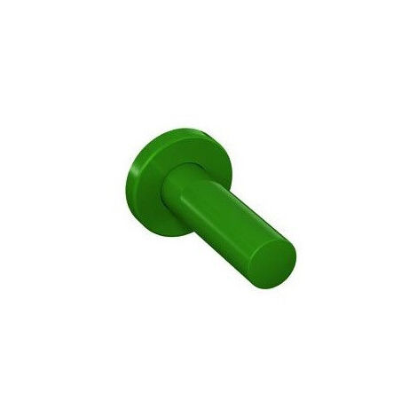 Porte-rouleau papier WC SERIE 477 d: 33mm. avec rosace d: 70mm vert