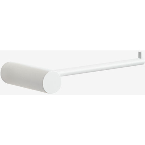 Porte-rouleau pour salle de bain en acier inoxydable Devon SKLUM Blanc