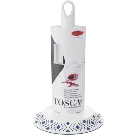 Porte-rouleaux de Cuisine Tosca Bleu Plastique (30 x 17,5 cm)