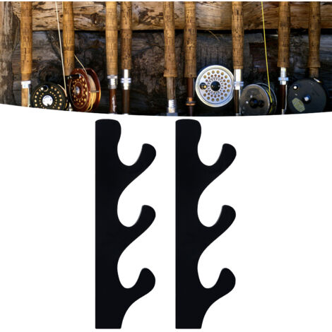Porte-Sabre Acrylic Transparent Support Trois Swords Étagère Murale Compatible Tous Katana Wakizashi Tanto Noir