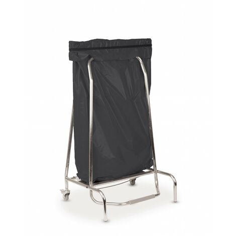 Porte Sac Poubelle en Inox 110 Litres - Casselin