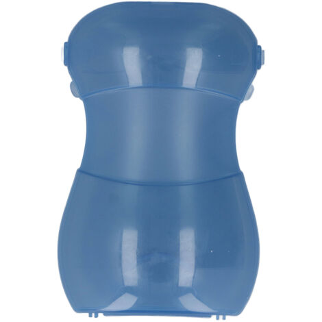 Porte-sachet alimentaire bébé anti-fuite - Support pour compote et jus, favorise l'autonomie, bleu