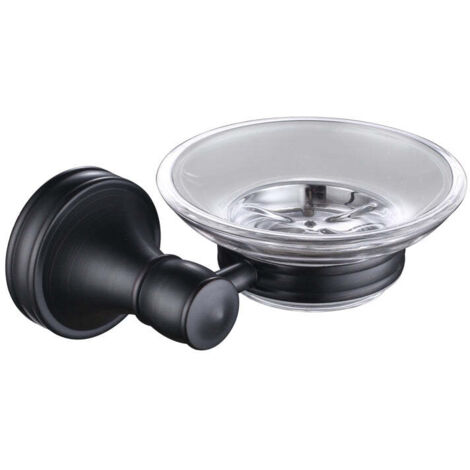 PORTE SAVON 001 Noir EN LAITON COLLECTION Céphise