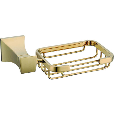 PORTE SAVON 002B DORÉ EN LAITON COLLECTION HALYS
