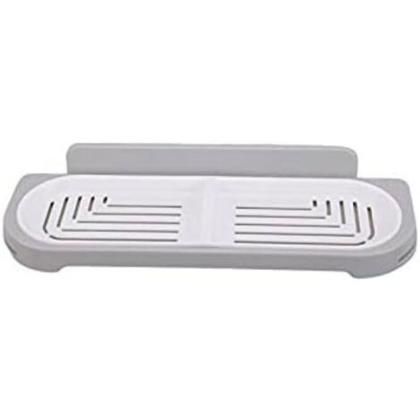 Porte-savon à double paroi pour ranger le savon (couleur : gris)