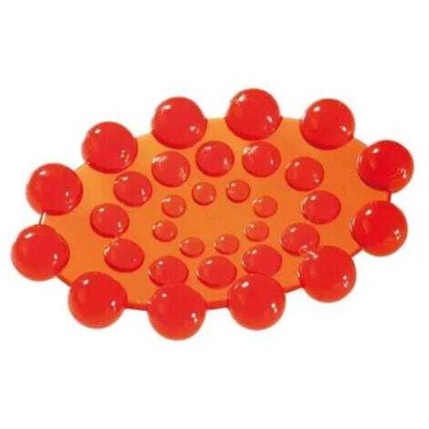 Porte-Savon À Poser En Caoutchouc Antidérapant Orange Spot