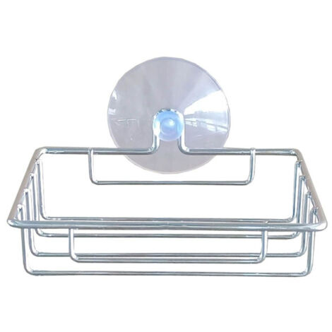 Porte Savon à Ventouse "Filaire Basic" 13cm Chrome