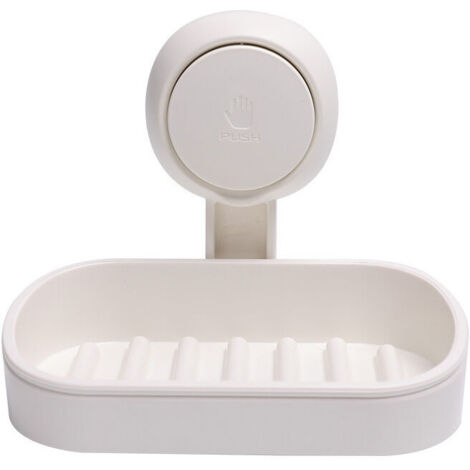 Porte-savon à ventouse, sans perçage, réutilisable, Installation en 1 seconde, porte-savon de douche, mur de douche en carrelage, support étanche pour salle de bain