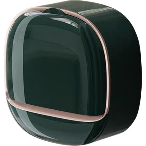 Porte-savon à vidage automatique, robuste et durable, facile à installer, porte-savon mural pour salle de bain, écologique.