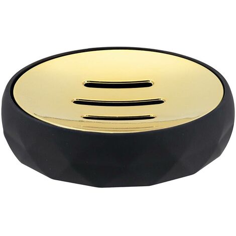 Porte savon abs + rubber - noir - Tendance