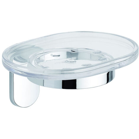 PORTE-SAVON ACIER CHROMÉ ET ABS