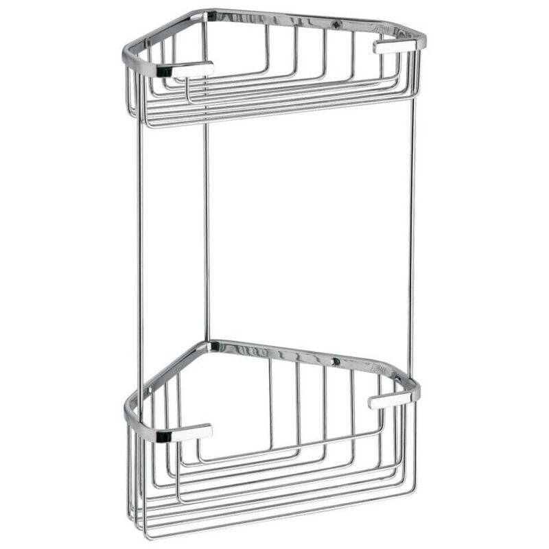 Porte-Savon De Douche Double D'angle En Acier Inoxydable