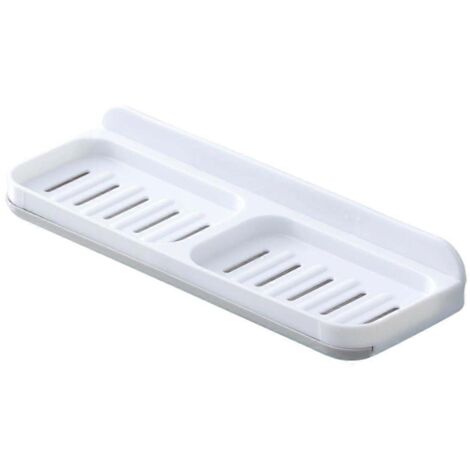 Porte-savon anti-poussière pour paroi de douche, porte-savon adhésif mural