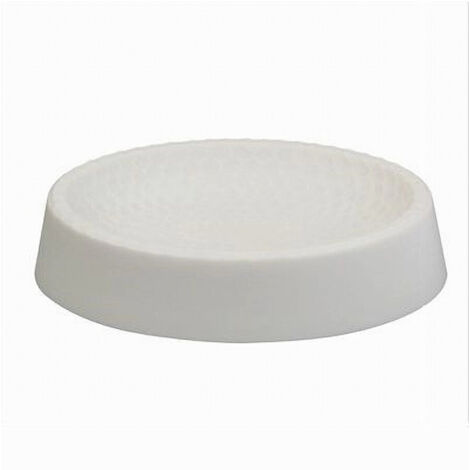 Porte-savon Blanc Décoré Accessoires De Salle De Bain Modernes 79780