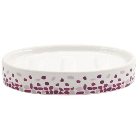 Porte Savon Céramique BREST Fuschia MSV
