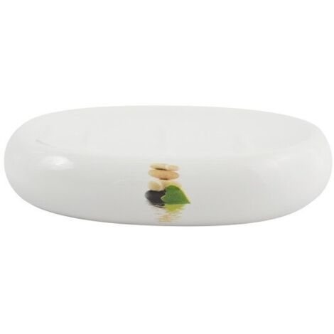 Porte Savon Céramique JAVA LINGGA Blanc MSV