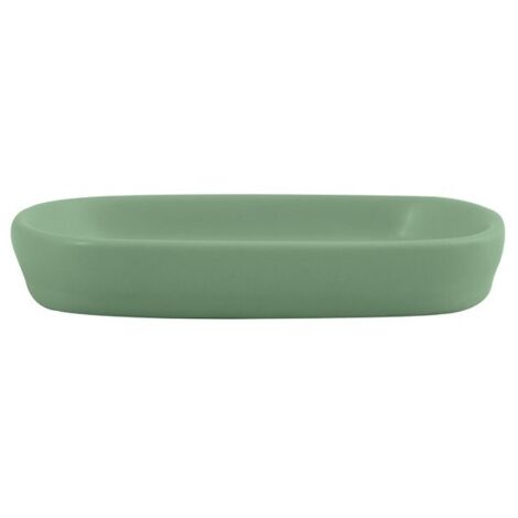 Porte savon Céramique MAONIE Vert Basil mat MSV