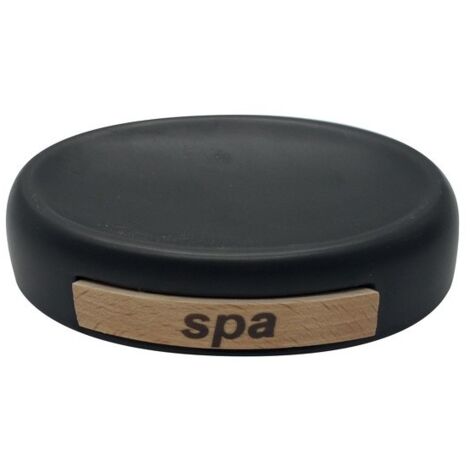 Porte Savon Céramique SPA Noir MSV