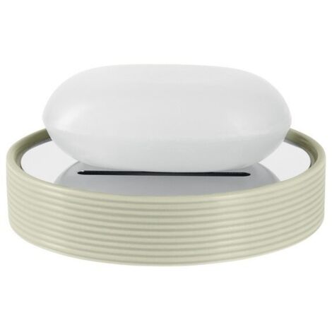 Porte savon Céramique TUBE RIBBED Beige Spirella
