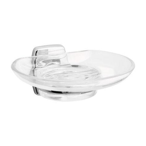 Porte-savon Coupelle verre incolore INDA