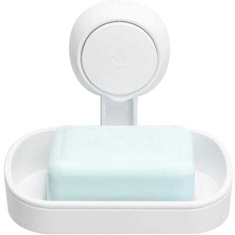Porte-savon de douche, aucun perçage requis, rotation à 360 °, charge de 5 kg, support étanche pour mur de douche en carrelage de salle de bain