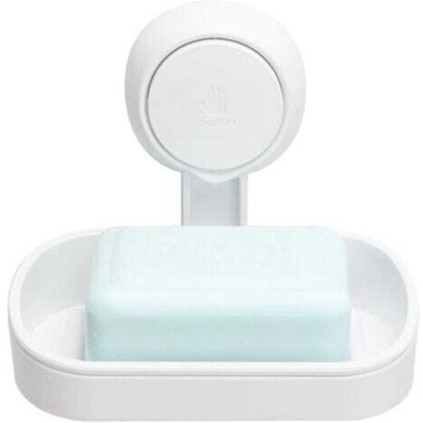 Porte-savon de douche, aucun perçage requis, rotation à 360 °, charge de 5 kg, support étanche pour mur de douche en carrelage de salle de bain