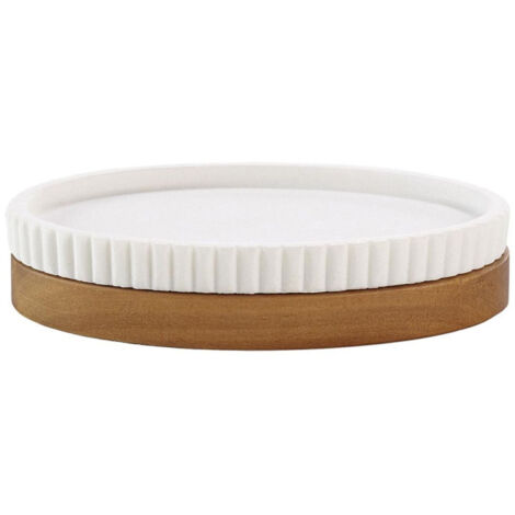 Porte Savon Design "Niagara" 14cm Blanc