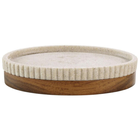 Porte Savon Design "Niagara" 14cm Naturel